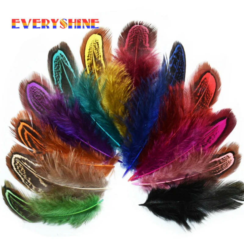

24 pcs 4-6cm Rare Precious DIY Wedding Party Decorative Multi-colour Pheasant Plume Feather Natural Feathers for Home Decor IF12