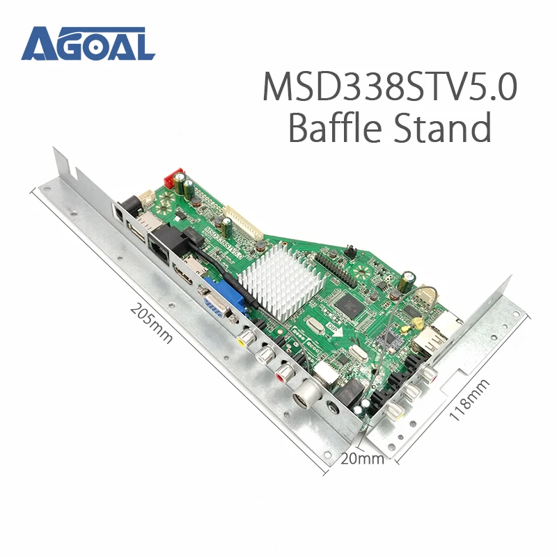 Железная перегородка подставка для MSD338S ТВ 5,0 интеллектуальная беспроводная сеть ТВ драйвер плата универсальный Смарт ЖК-контроллер плата Android