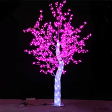 Светодиодный светильник для рождественской елки 2 м светодиодный светильник с цветком вишни праздничные светильники