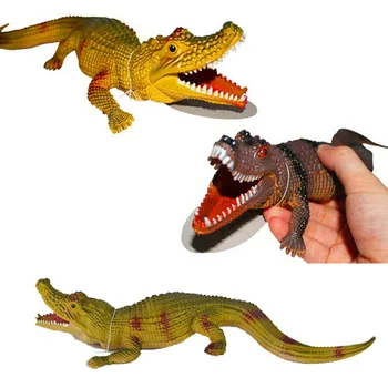 

baby funny Decompression educational toys peculiar simulation small crocodile model toys vocal crocodile Tricky vent kids toys