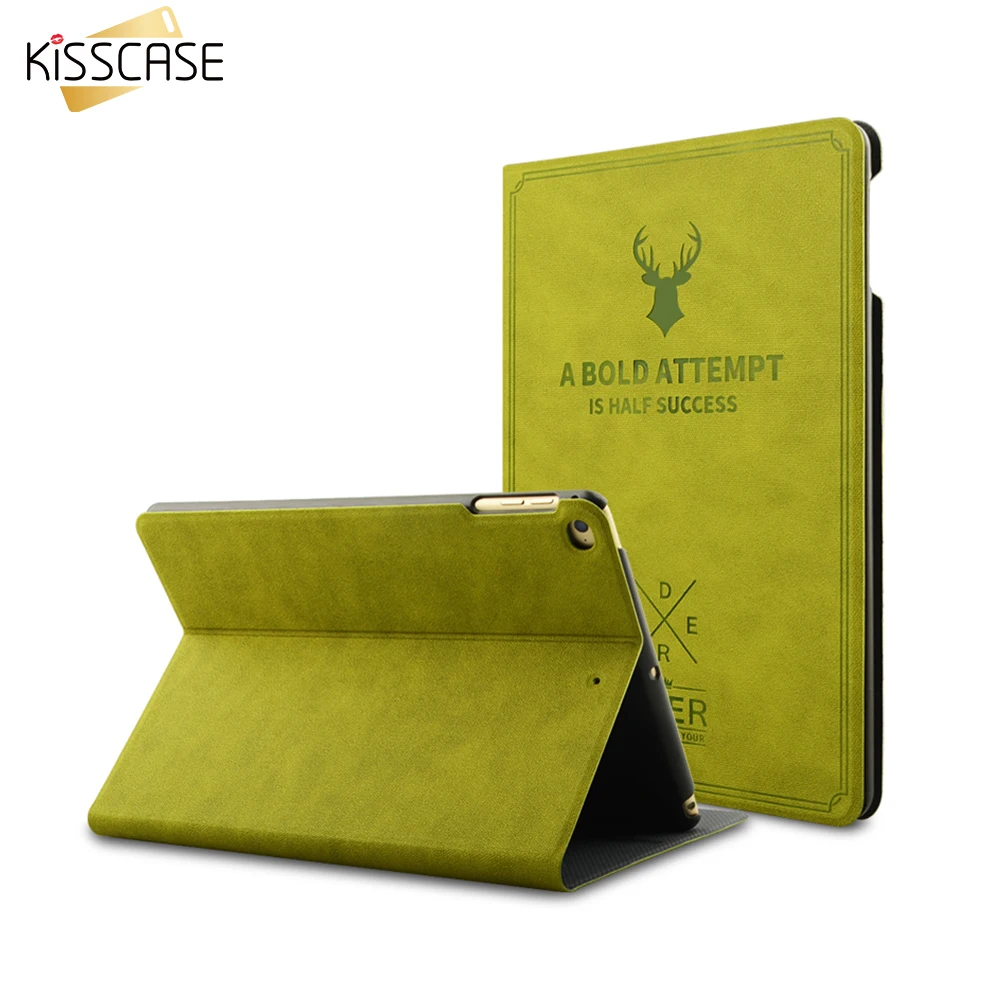 

KISSCASE Deer Pattern Smart Wake Up Case For iPad Mini 1 2 3 4 Ultra Thin Flip Leather Stand Protect Cover For iPad Mini 1 2 3 4