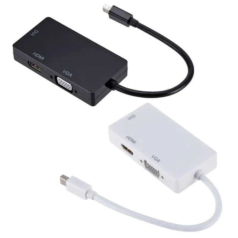 Mini Displayport Dp To Hdmi Vga Dvi Converter For Microsoft Surface Pro 1 2 3 4 Computer Cables Connectors Aliexpress