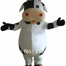 Талисман скот молочный бык; корова костюм талисмана Модный на заказ костюм платье для аниме-косплея карнавальный костюм