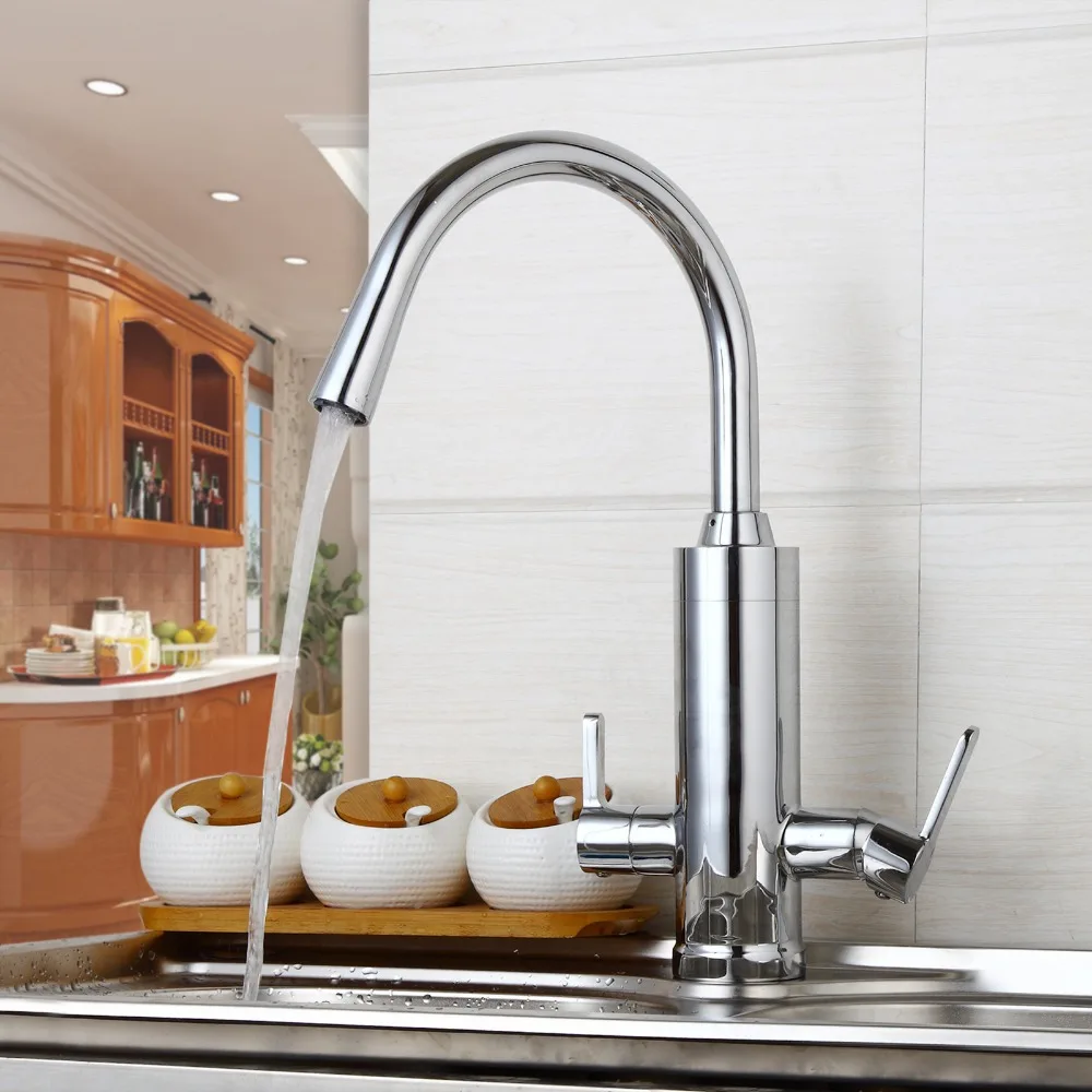 Torayvino Water purifier Kitchen Faucet Solid Brass Kitchen Sink Faucet Kitchen Mixer 360 Degree