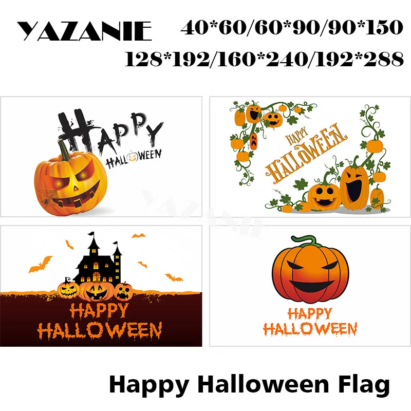 4-0 Happy Halloween Flag 1