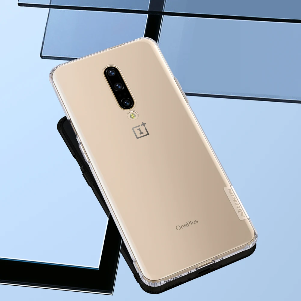 TPU чехол для OnePlus 7T One Plus 7 Pro Корпус Nillkin натуральный прозрачный мягкий Кремний Мягкий чехол OnePlus 7 Чехол