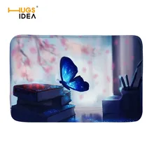 HUGSIDEA Европейский стиль ковры для гостиной животные бабочки 3D принт моющиеся мягкие коврики коврик для домашнего декора Tapete Para Sala