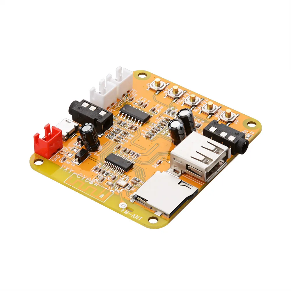 Mp3 декодер AIYIMA с Bluetooth аудиоприемник 5Wx2 усилителем мощности 5В APE FLAC WAV MP3