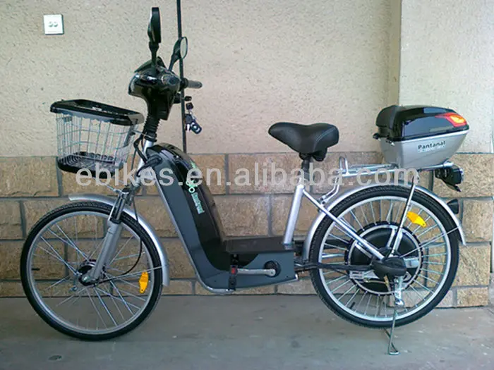 Perfect Electric Bicycle Adult with 350W Brushless Hub Motor Two Seat Electric Motorcycle 24"x1.75 Standard Type Ebike New Arrival 6