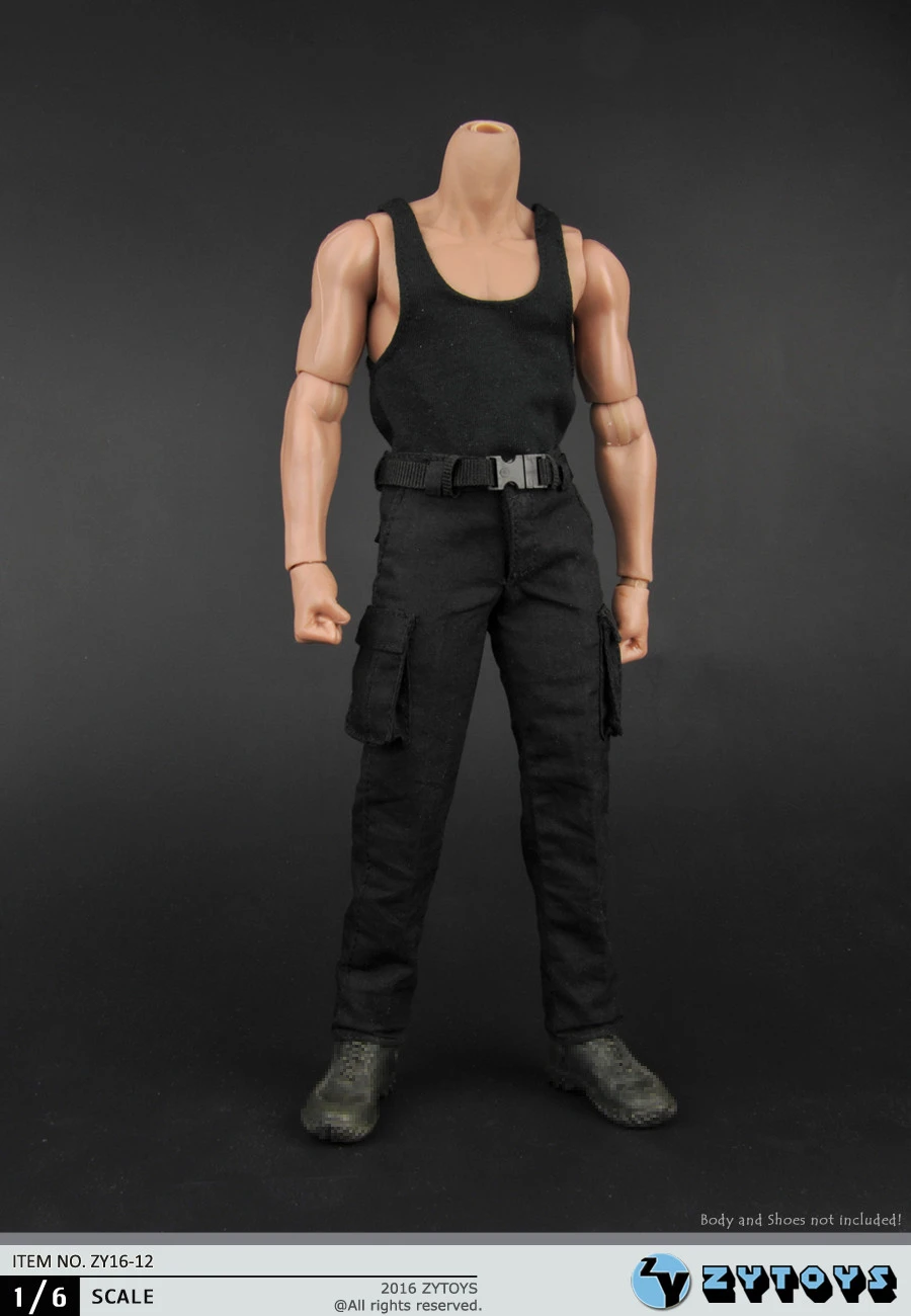 1 6スケール男性フィギュア服アクセサリーベスト パンツランボー戦闘のための12 アクションフィギュア人形 ないはボディと武器 Action Figures Aliexpress