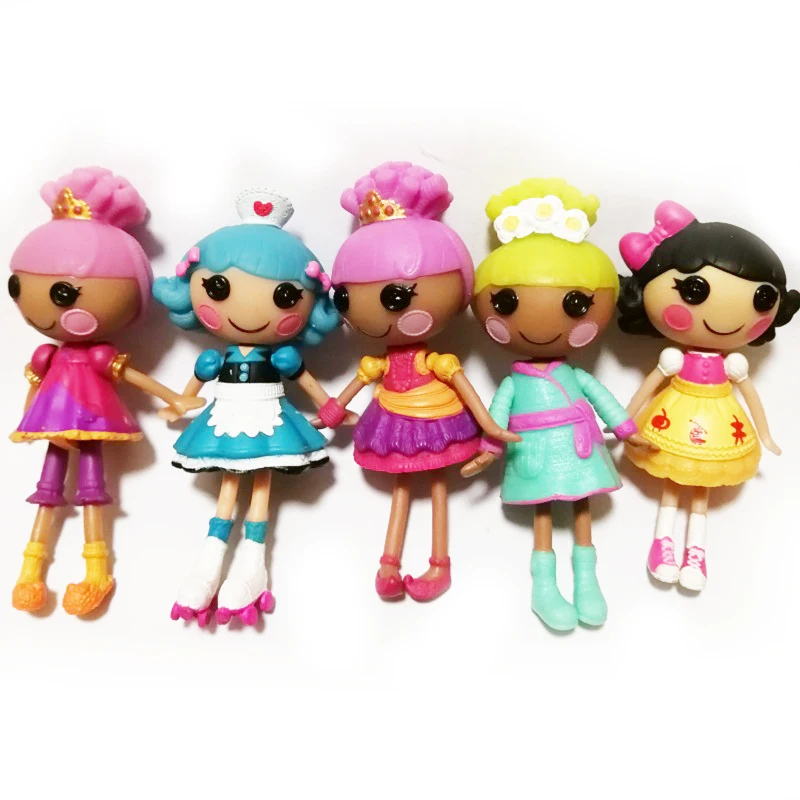 

5Pcs/Lot 3Inch Original MGA Lalaloopsy Dolls Mini Dolls For Girl's Toy Play Birthday Gifts S2174