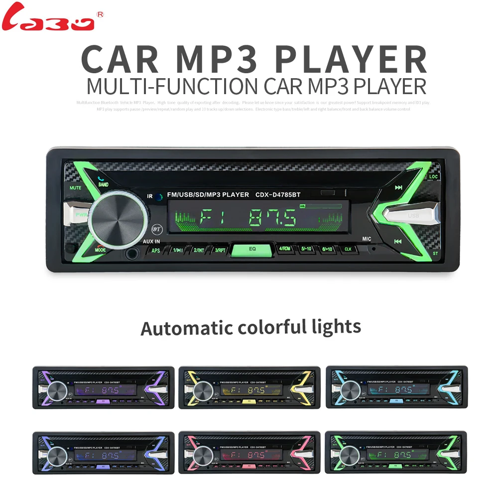 Bluetooth Removable Detachable Panel Autoradio Bluetooth Car Radio Auto