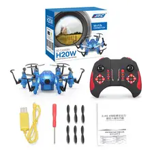 Mini Wifi FPV Drones 6 Axis Rc Drone Quadcopters With 2MP HD Camera Flying Helicopter Remote Control Toys Nano Copters JJRC H20W