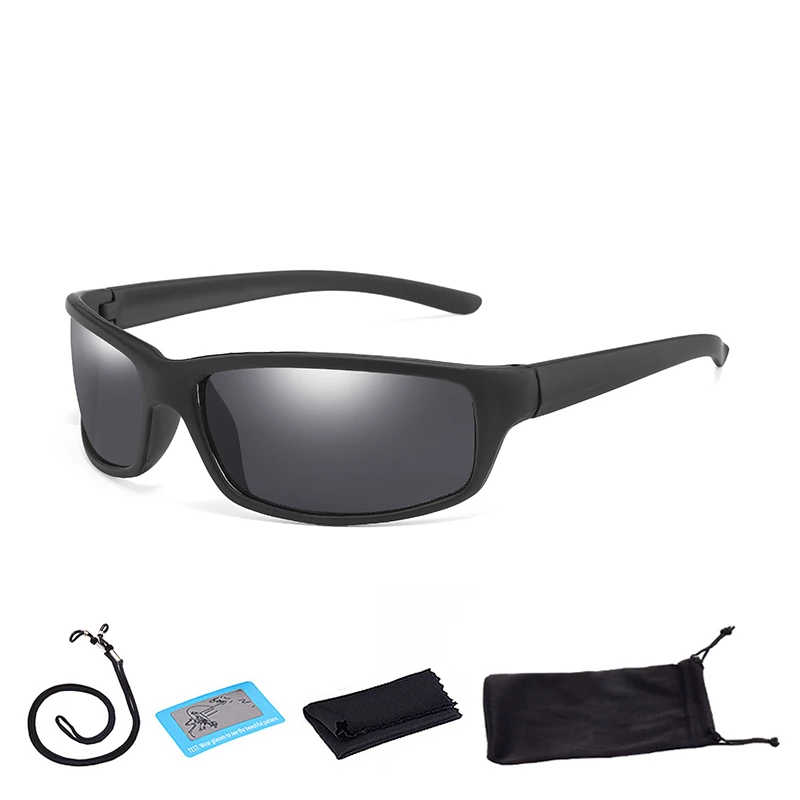 Поляризационные велосипедные солнцезащитные очки для мужчин женщин Спорт Горный велосипед велосипедные очки дорожный велосипед солнцезащитные очки для рыбалки - Цвет: C4 with bag