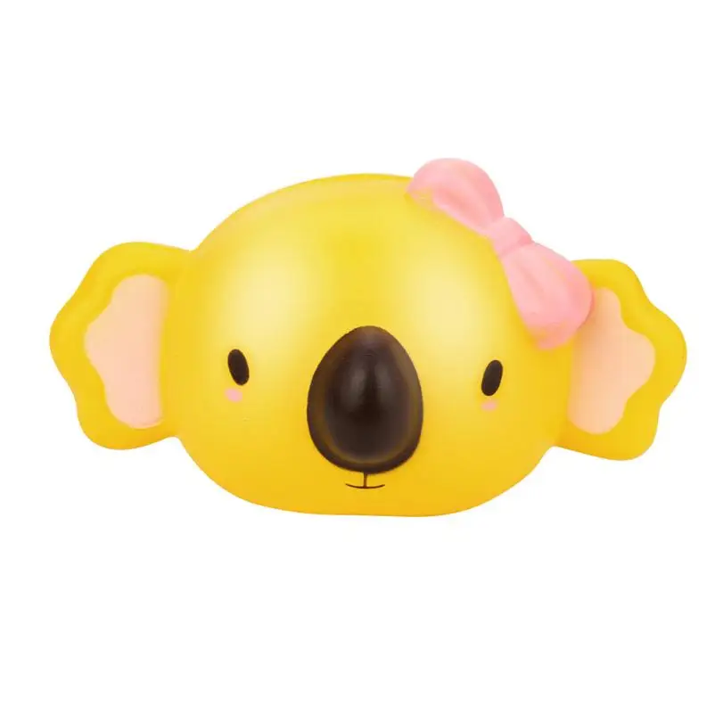 Kawaii Squishy Koala мордочка медленно растет Джамбо подвеска мягкий сладкий крем