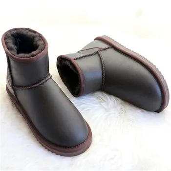 

Best Selling Real Sheepskin 2019 Women's Winter Classic Snow Boots Genuine Sheepskin Women Boots Top Quality Women Shoes