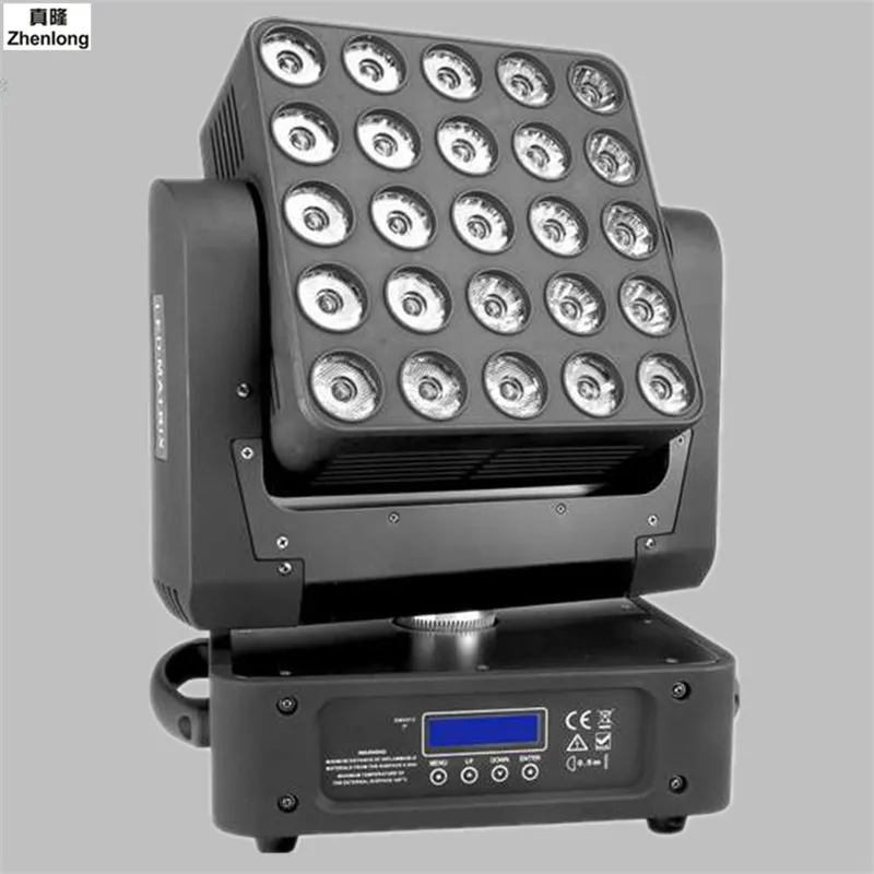 

LED Bee Eye Led Moving Head Light 25x12W Led Dj RGBW Dyeing Matrix Highlight Stage Lights for Bar KTV Wedding Show Beam Light