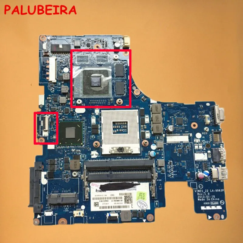 PALUBEIRA LA-9063P для lenovo Z500 Материнская плата ноутбука VIWZ1-Z2 LA-9063P Z500 HM76 оригинальная материнская плата тест работы