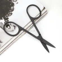 Портативный ножницы для стрижки бровей Нержавеющая сталь волосы снятие макияжа инструмент новые ножницы S04 и Прямая поставка