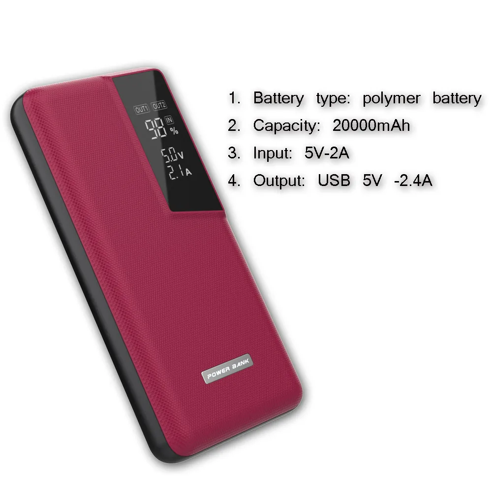 Tollcuudda phone charger Power Bank Supply digital External Battery paverbank For Iphone Huawei Xiaomi Vivo Double Charging Tollcuudda phone charger Power Bank Supply digital External Battery paverbank For Iphone Huawei Xiaomi Vivo Double Charging