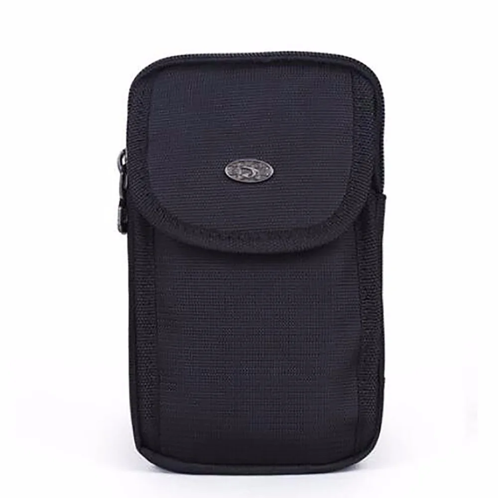 

New Arrival Unisex Oxford Waist Bag 6Inch Cell/Mobile Phone Case Fanny Pack Multifunction Arm Band Pouch Messenger Shoulder Bags