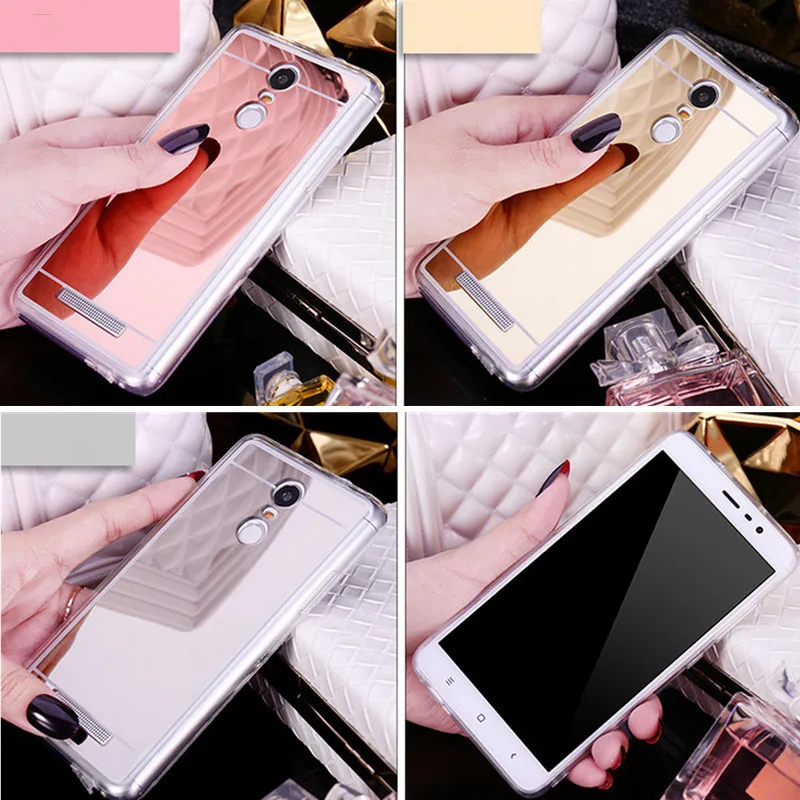 Мягкий силиконовый защитный чехол из ТПУ с зеркальным покрытием для Xiaomi Mi8 5S Plus 5X