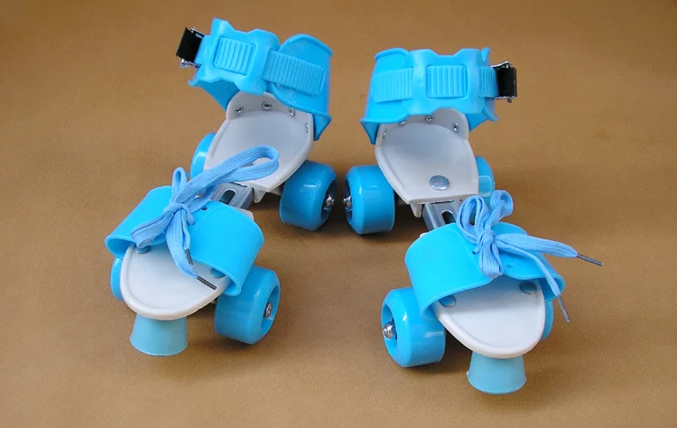 New Children Roller Skates Double Row 4 Wheel Skating Shoes Adjustable Size Sliding Slalom Inline Skates Kids Gifts 4