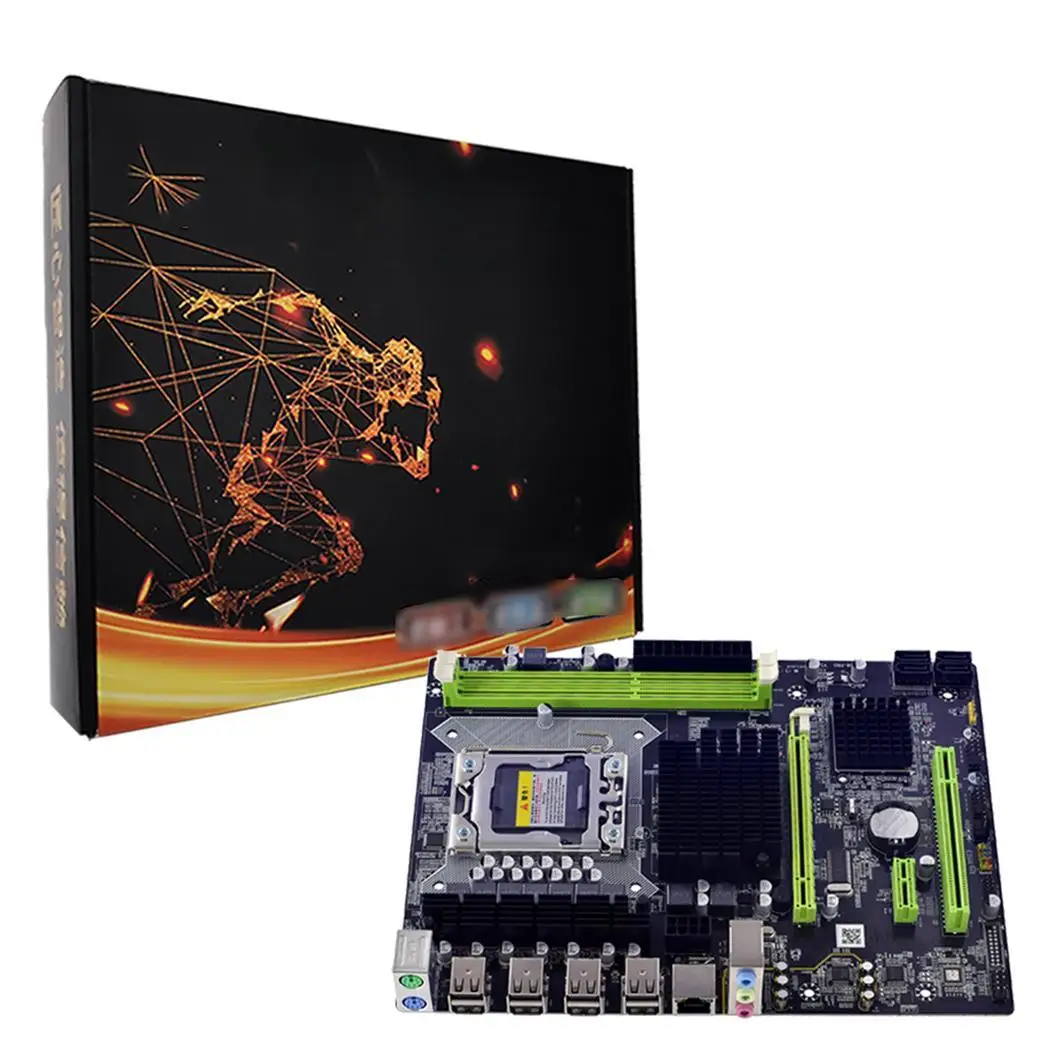 LGA1366 X58 Материнская плата Дискретная графическая S ATA II REG ECC Dual DDR3 PCI Express 16X