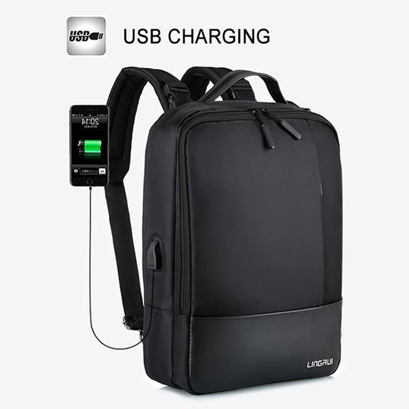 Деловой мужской рюкзак Многофункциональный нейлоновый для ноутбука с usb