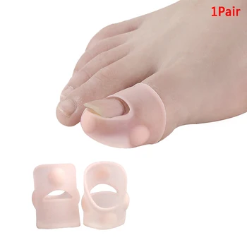 

1Pair Toe Separator Stretchers Bunion Protector Hallux Valgus Pro Bunion Corrector Pedicure Tool Silicone Feet Care