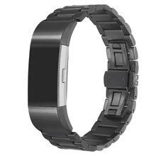 Smart Accessories For Fitbit Charge 2 Bands High Quality Stainless Steel Butterfly buckle Watch Bands For Fitbit Charge2