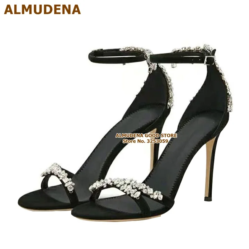 F1 黑色水钻凉鞋 时尚婷美人34-40 133 10-8cm (5)