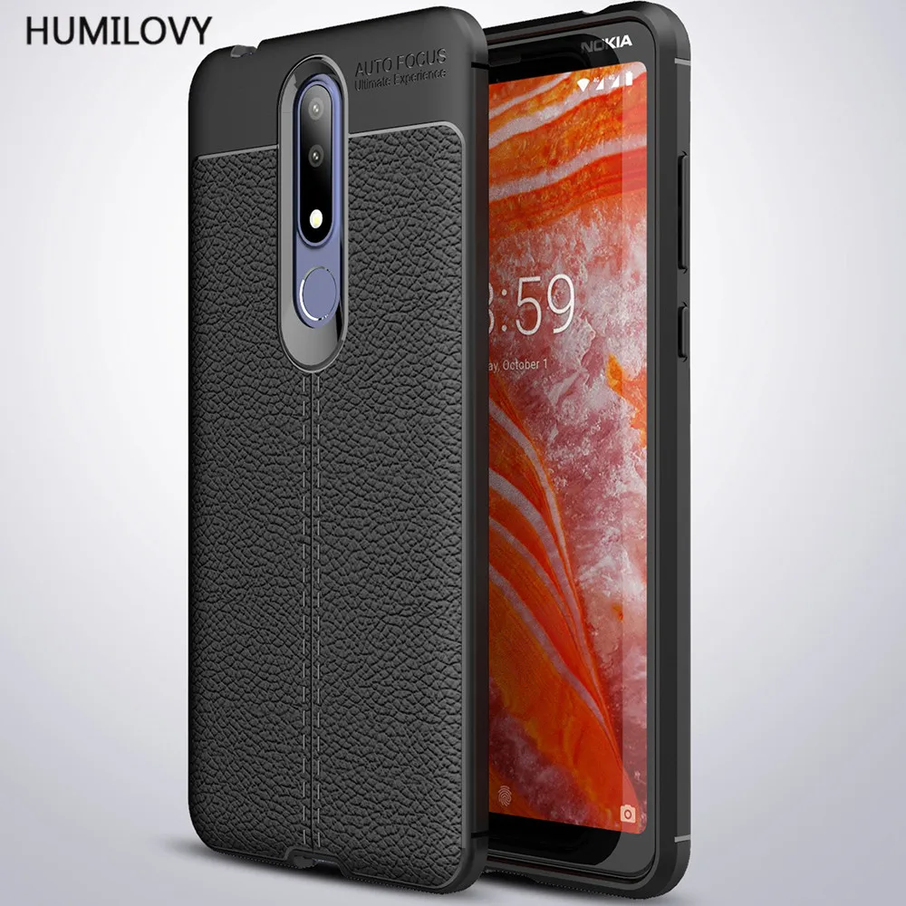 

For Capa Nokia 3.1 Plus Case Luxury Leather Soft Silicone Coque Phone Case For Nokia X3 Back Cover For Nokia 3.1 Plus Fundas