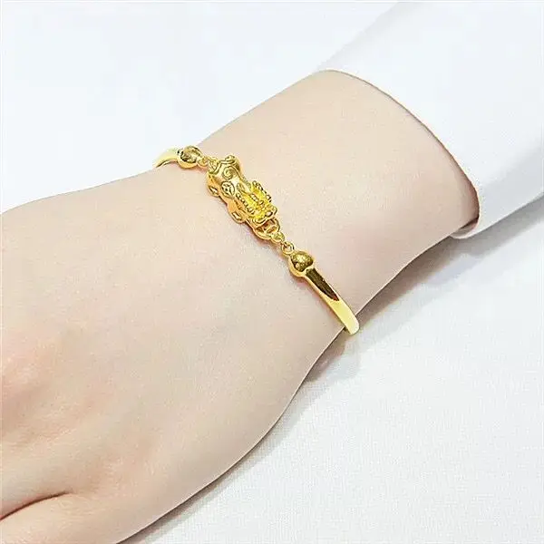 

2019 NEW Fashion Gold color Pixiu lucky bracelet