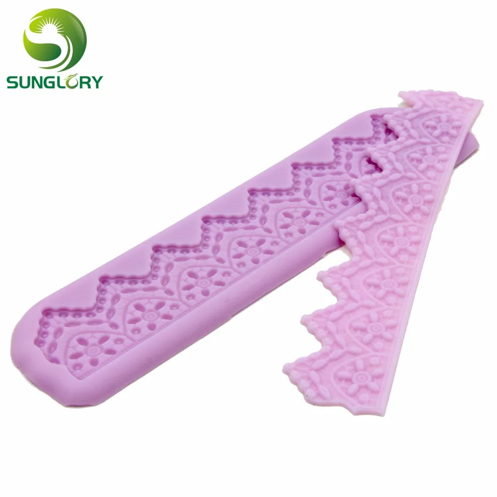 

Baking Silicone Lace Mat Bakeware Dining Bar Non-Stick Cake Decorating Fondant Soap Mold DIY Sugar Lace mold Silicone 3D Mold