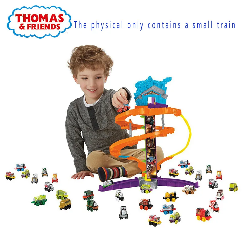 Томас и его друзья литые игрушечные машинки мини поезд вращающийся трек FGR17 Steelmaking Приключения посылка игрушка для детей