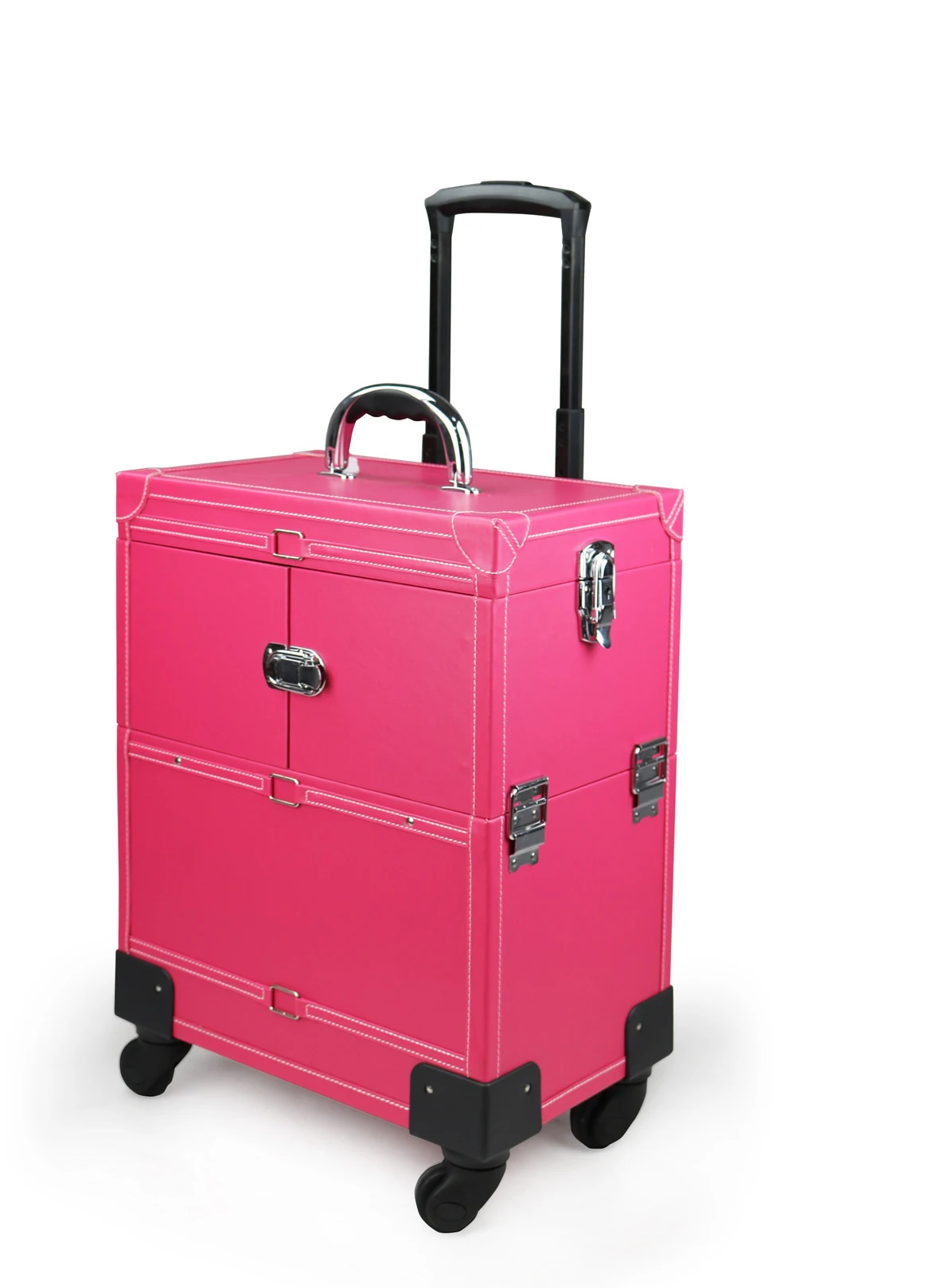 Professional Cosmetic Tool Box Trolley Nail Making Cosmetic Organizer