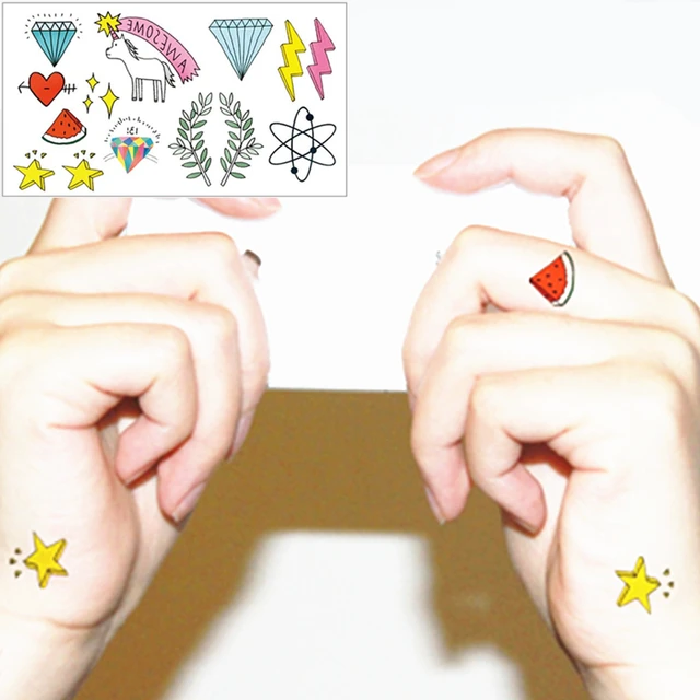 25 Style Temporary Tattoo Body Art, Cute Things Designs, Flash Tattoo Sticker Keep 3-5 Days Waterproof 21x15cm 25 Style Temporary Tattoo Body Art, Cute Things Designs, Flash Tattoo Sticker Keep 3-5 Days Waterproof 21x15cm