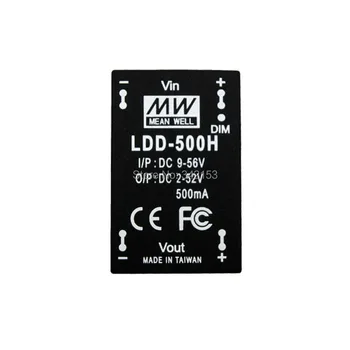 

Free Shipping LDD-500H 500mA MEAN WELL Switching Power Supply Original DC-DC Constant Current Step-Down LED Driver Accessories