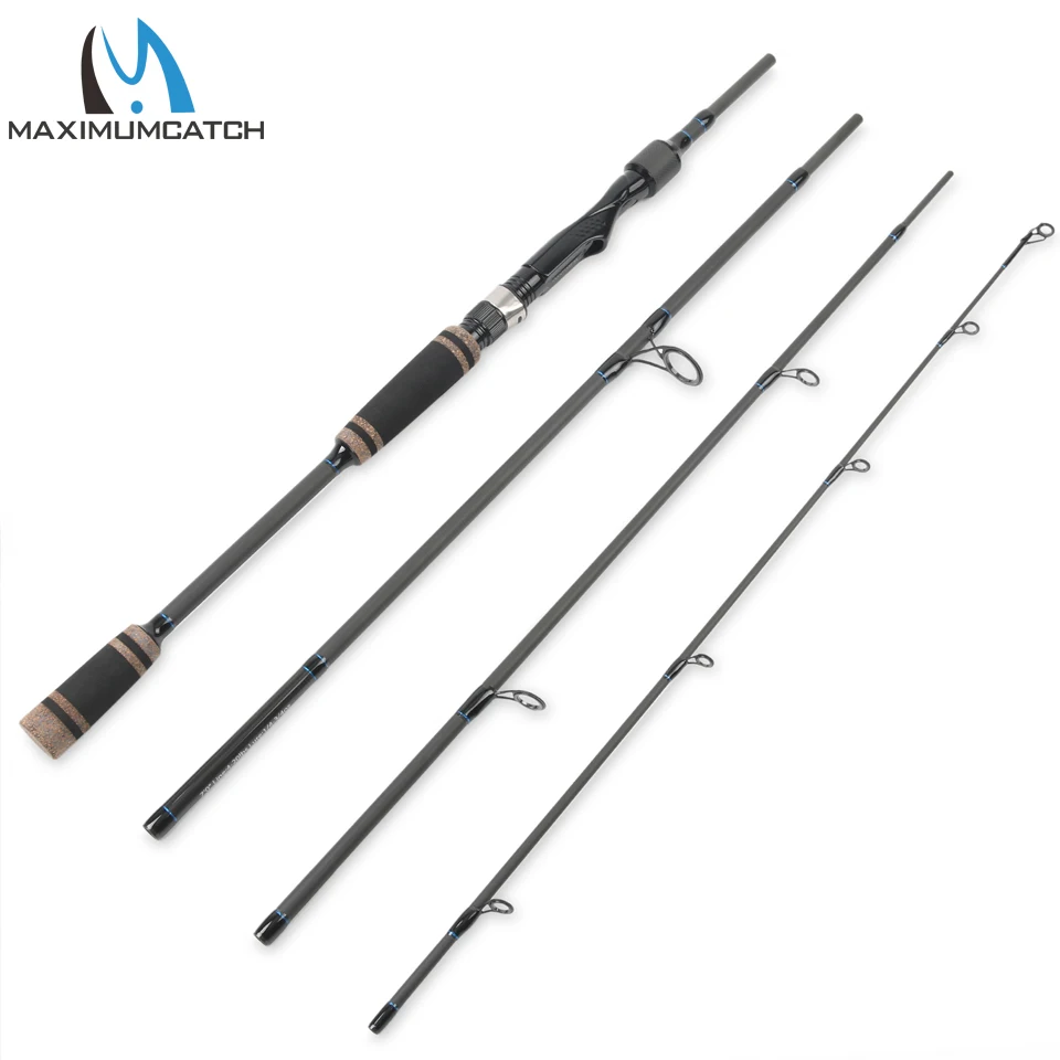 

Maximumcatch Spinning Rod 2.1M/7' Fast Action Travel Fishing Carbon Line 4-20lb Lure Wght 7g-21g
