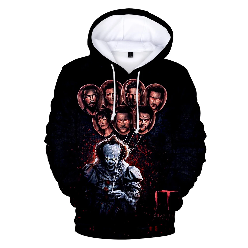 Хит продаж IT chapter 2 3d Толстовка с капюшоном для мужчин/женщин модная повседневная