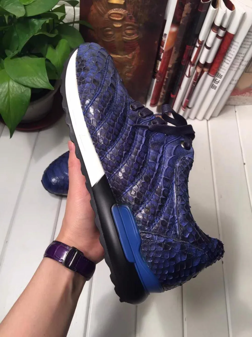 real python skin shoes