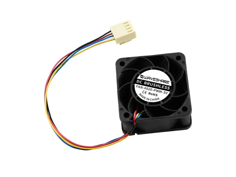 

Waveshare Dedicated Cooling Fan for Jetson Nano, PWM Speed Adjustment, Strong Cooling Air