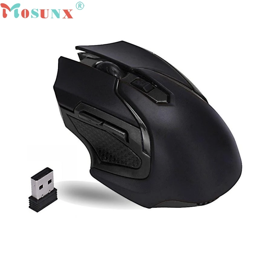 

ecosin2 Mosunx New Arrival 3200DPI 2.4GHz Wireless Optical Gaming Mouse Mice For Computer PC Laptop 17mar24