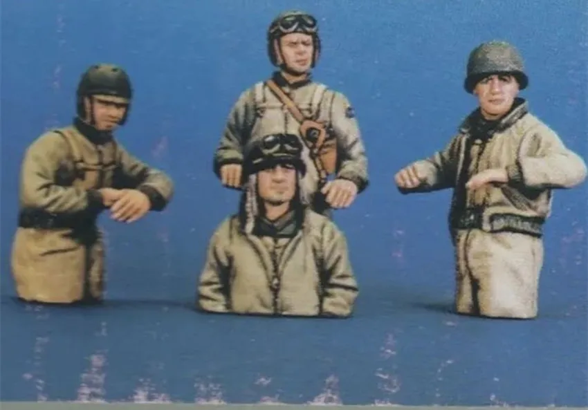 1/35 каучуковая фигурка модель комплект Unassambled Неокрашенная 344