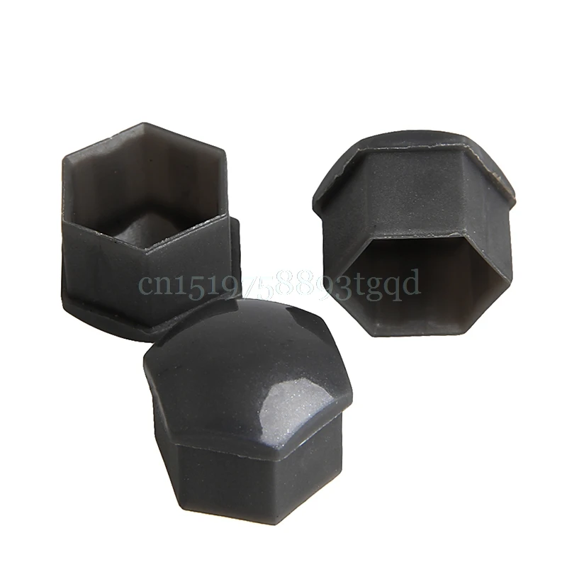 17mm Car Wheels Plastic Nuts with Screw Cap Removal Tools for VW AUDI 20Pcs/Set