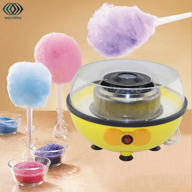 

Electric Cotton Candy Machine With Measuring Spoon Bamboo Stick Floss Fluffy Sugar Children Girl Boy Gift 220V/110V