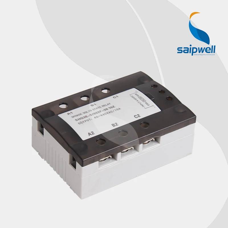 

DC Control AC 10A Single-phase Relay SSR -DA / Solid State Relay with Thermal Protection (SHG3E-1/032F-38 10A)