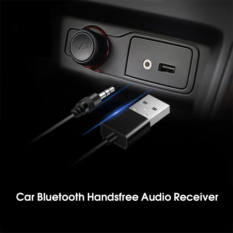 KEBIDU автомобильный Bluetooth адаптер приемник беспроводной стерео музыка 3,5 мм AUX разъем аудио рецептор мини USB Bluetooth для авто динамик