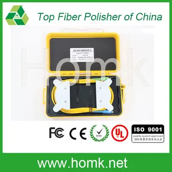 

Fiber Optic OTDR Launch Cable Box Single Mode SC/APC-SCUPC 1km